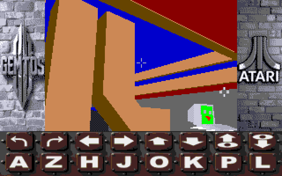 3-D Construction Kit Exploration atari screenshot